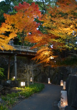 徳川園の紅葉