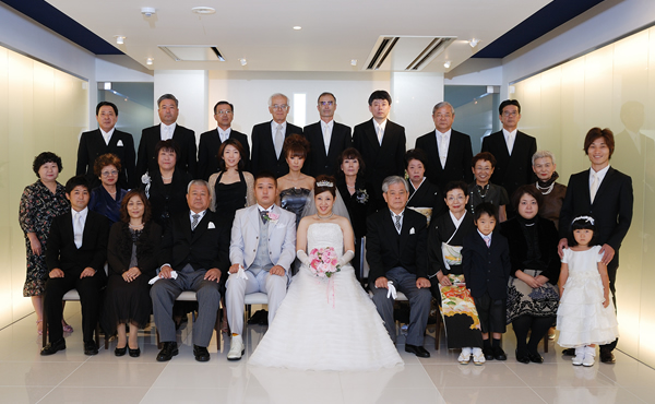 結婚式集合写真